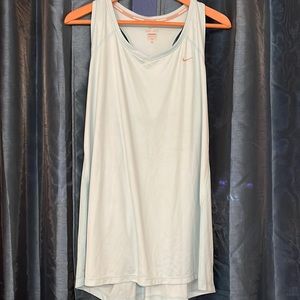 Nike Running racer back dri-fit tank Size 2X - Mint greenish